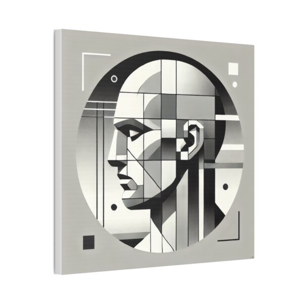 Prometheus Head Bauhaus Stretched Canvas