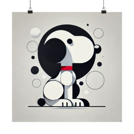 Snoopy Minimalist Abstract