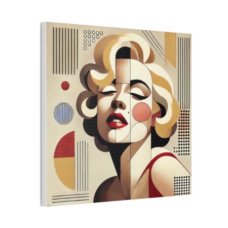 Marilyn Monroe Bauhaus Stretched Canvas