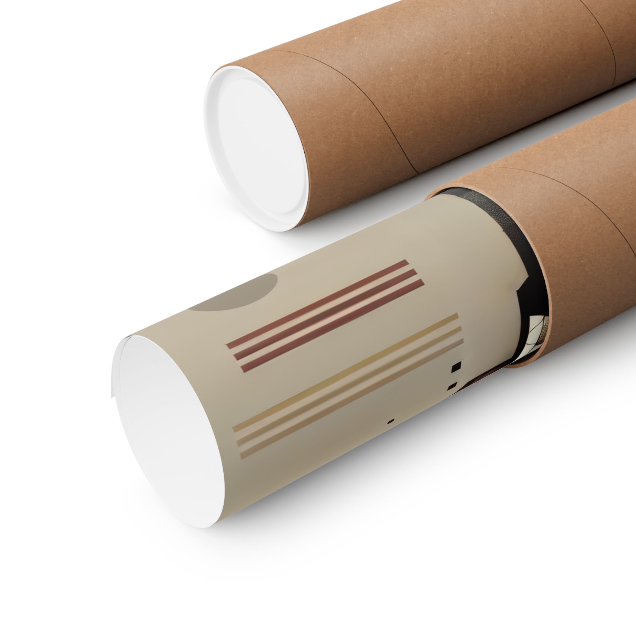 Indian Native American Brave warrior, Cubist Bauhaus - Image 5