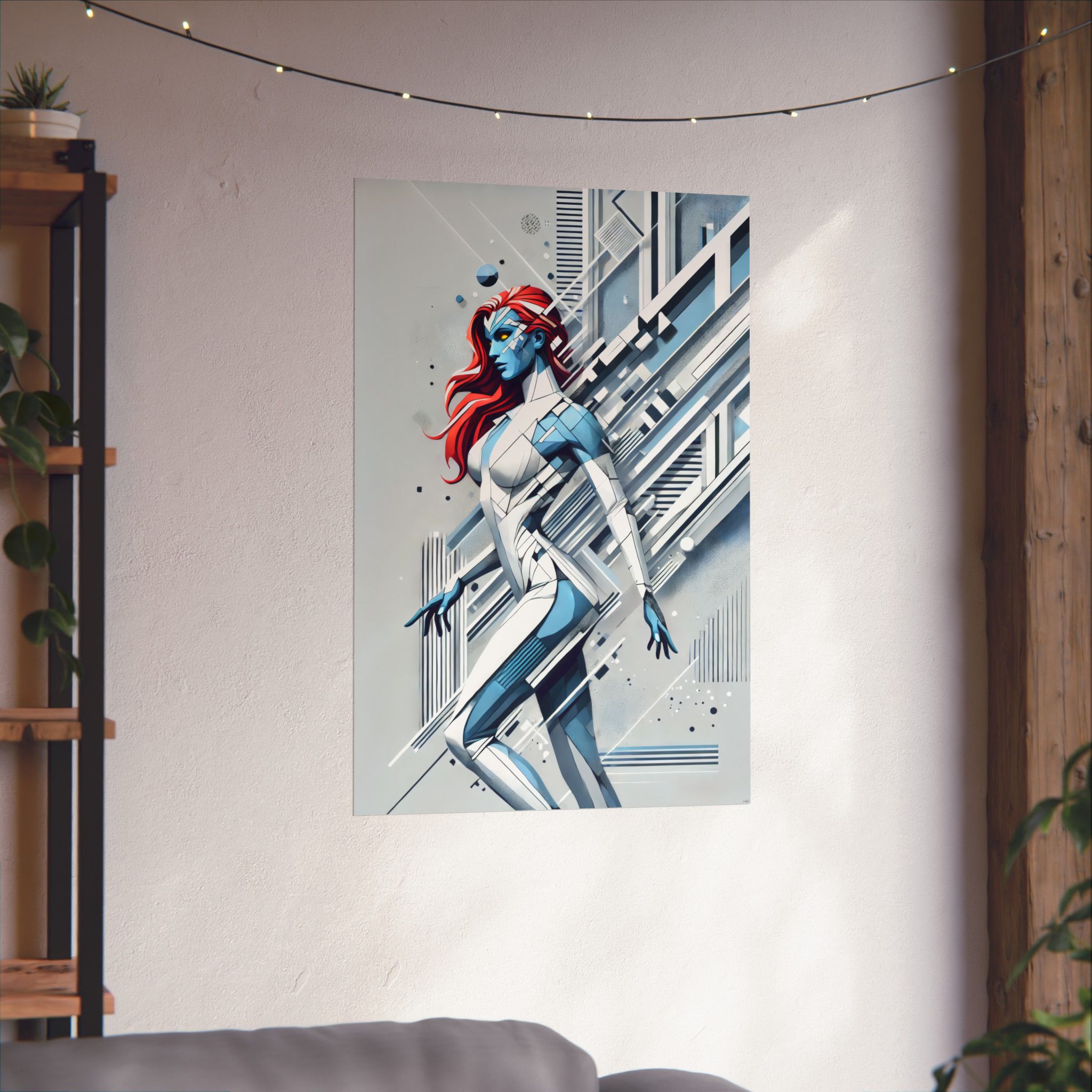 Mystique, X-Men Bauhaus Cubism - Image 3