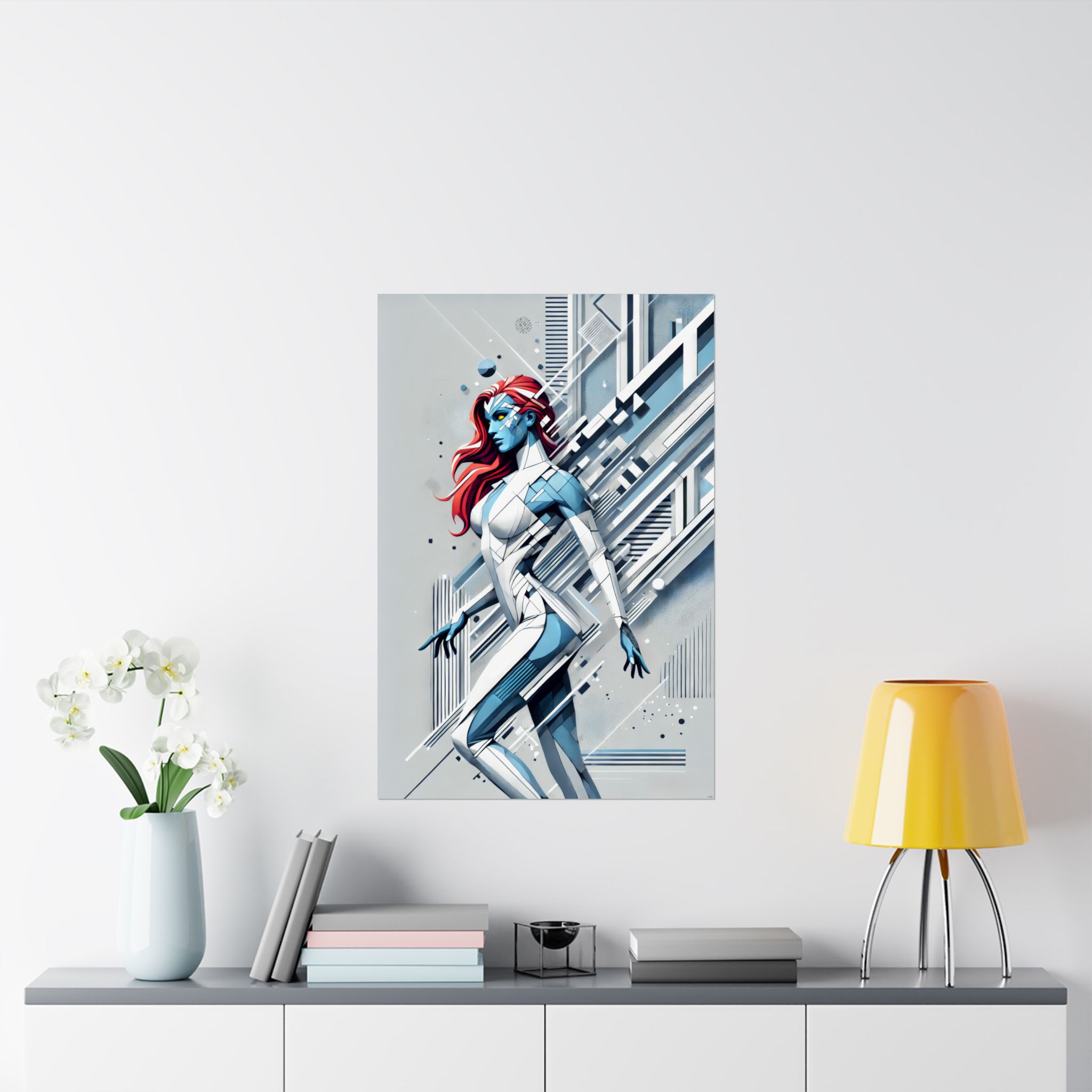 Mystique, X-Men Bauhaus Cubism - Image 2