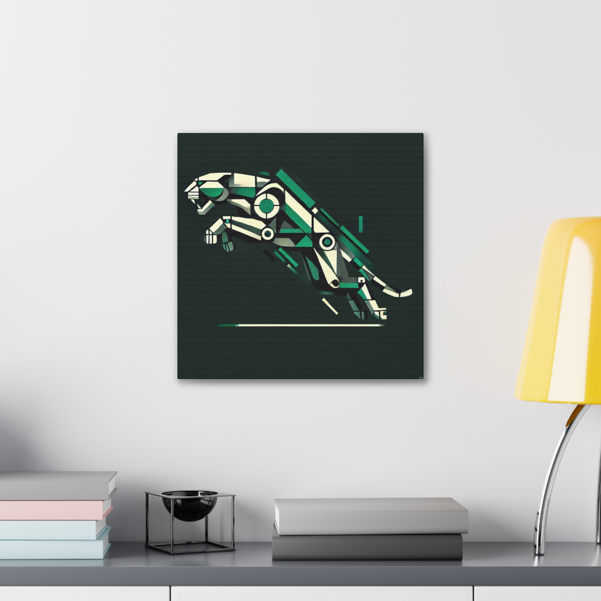 Jaguar Logo Reimagined - Stretched Canvas - Image 3