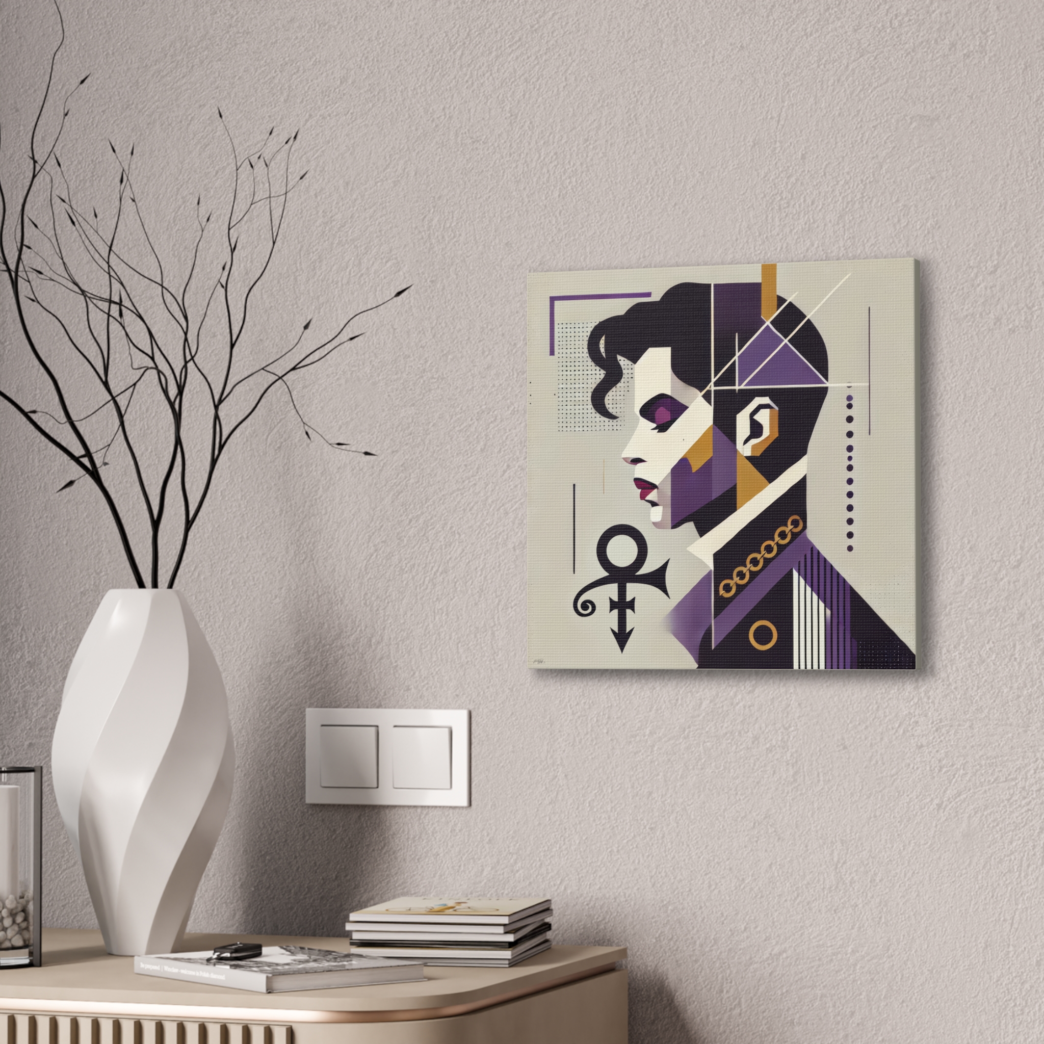 The Artwork Formerly Known as Prince Stretched Canvas - Image 2