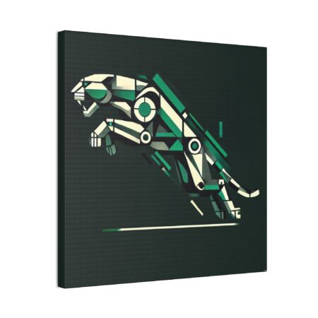 Jaguar Logo Reimagined - Stretched Canvas