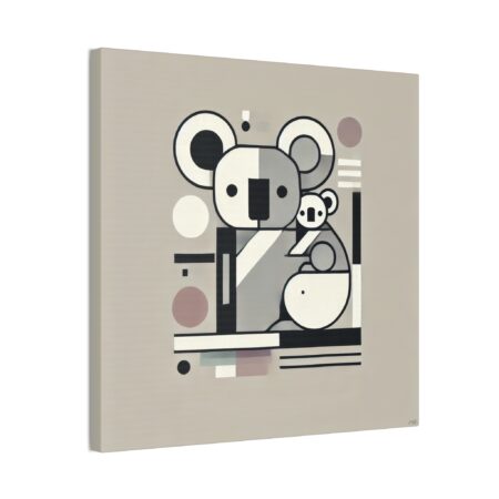 Koala with Baby Joey - Stretched Canvas