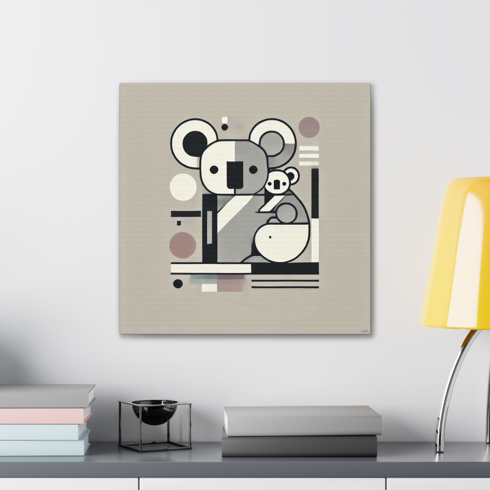 Koala with Baby Joey - Stretched Canvas - Image 7