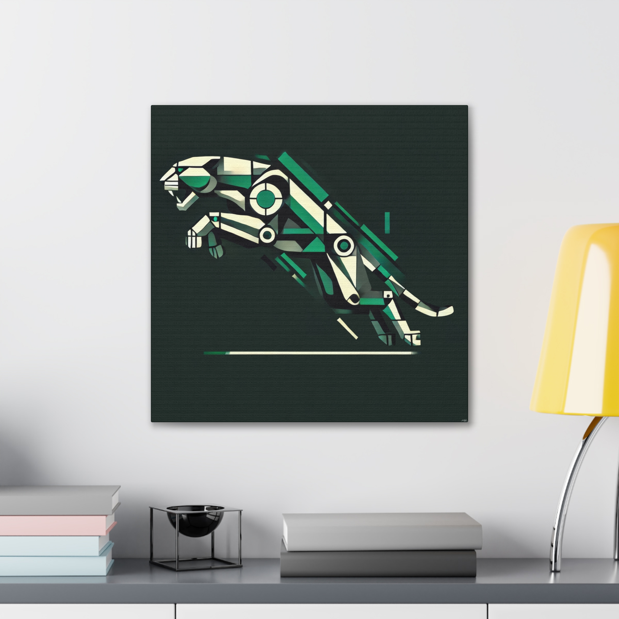 Jaguar Logo Reimagined - Stretched Canvas - Image 7
