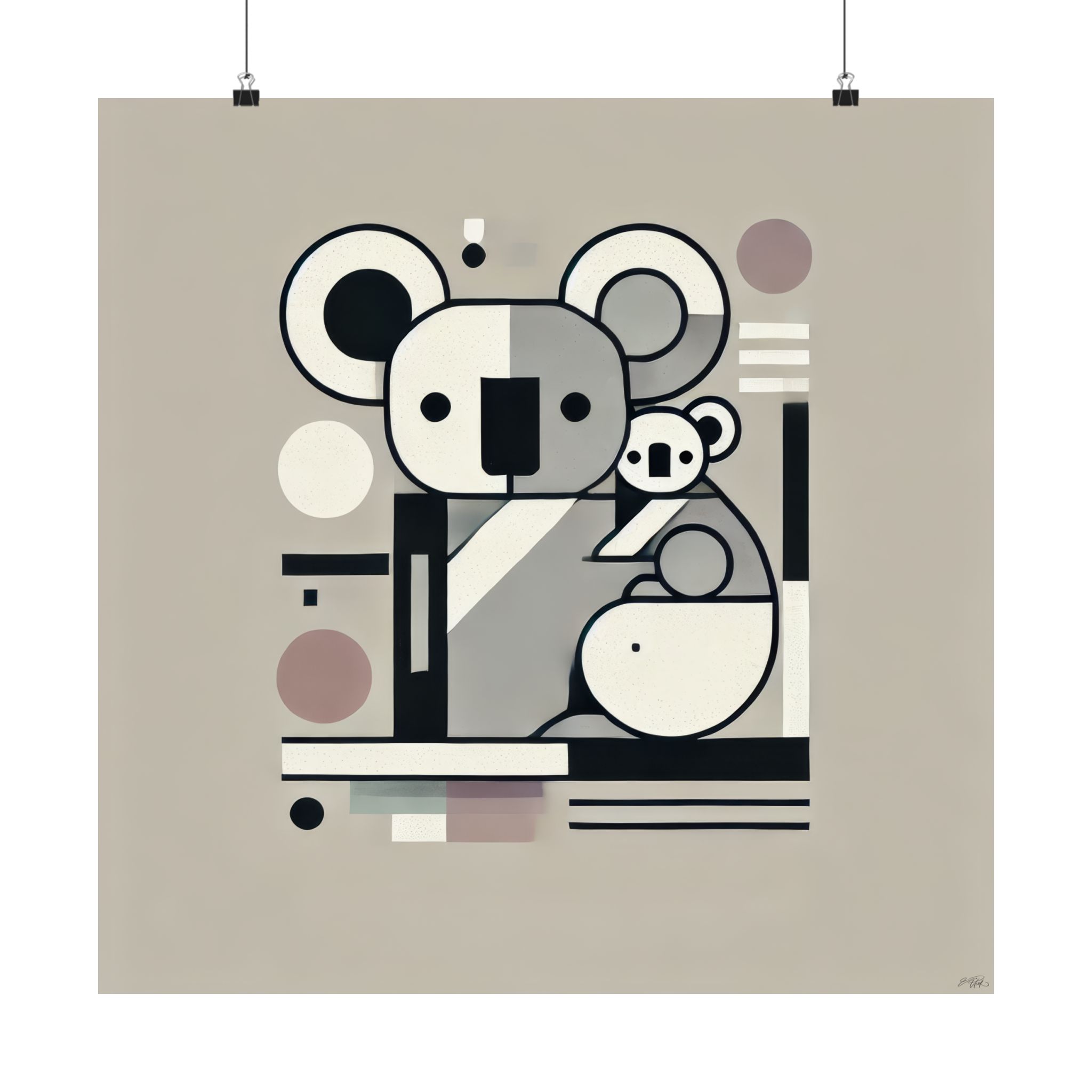 Koala with Joey - POSTER, PRINT - Image 11