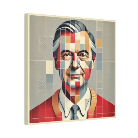 Mr Rogers, Fragmented Bauhaus - Stretched Canvas