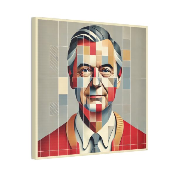 Mr Rogers, Fragmented Bauhaus - Stretched Canvas