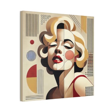 Marilyn Monroe Bauhaus Stretched Canvas