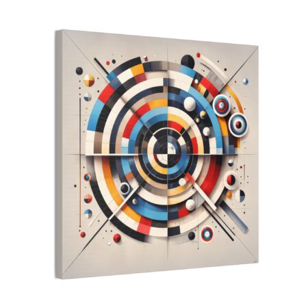 Abstract Bauhaus Orphism Stretched Canvas