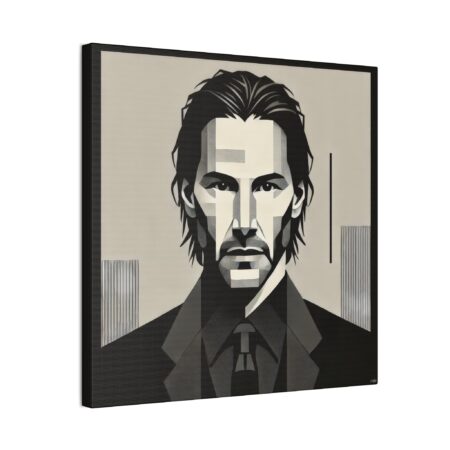 John Wick, Keanu Reeves - Stretched Canvas