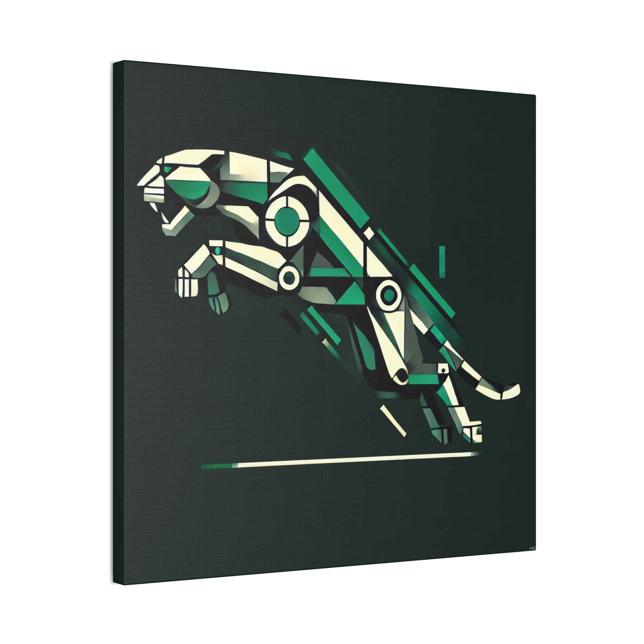 Jaguar Logo Reimagined - Stretched Canvas - Image 5