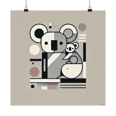 Koala with Joey - POSTER, PRINT