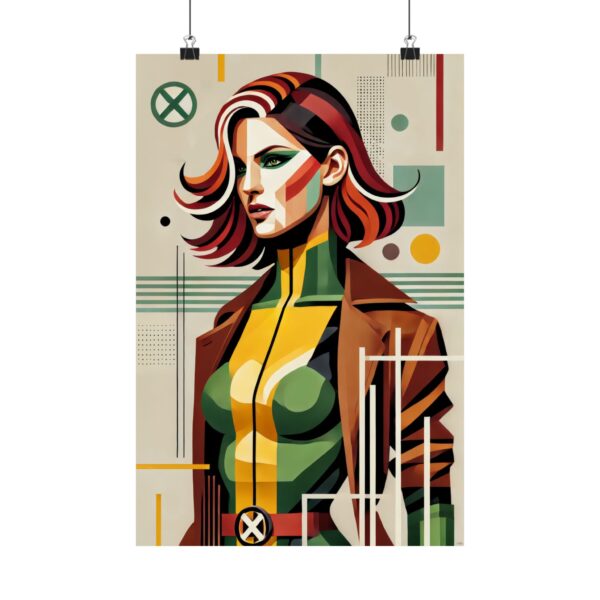 Rogue, X-Men 97 Abstract Bauhaus - POSTER, PRINT
