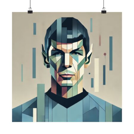 Star Trek, Spock, Leonard Nemoy - Art Print Poster