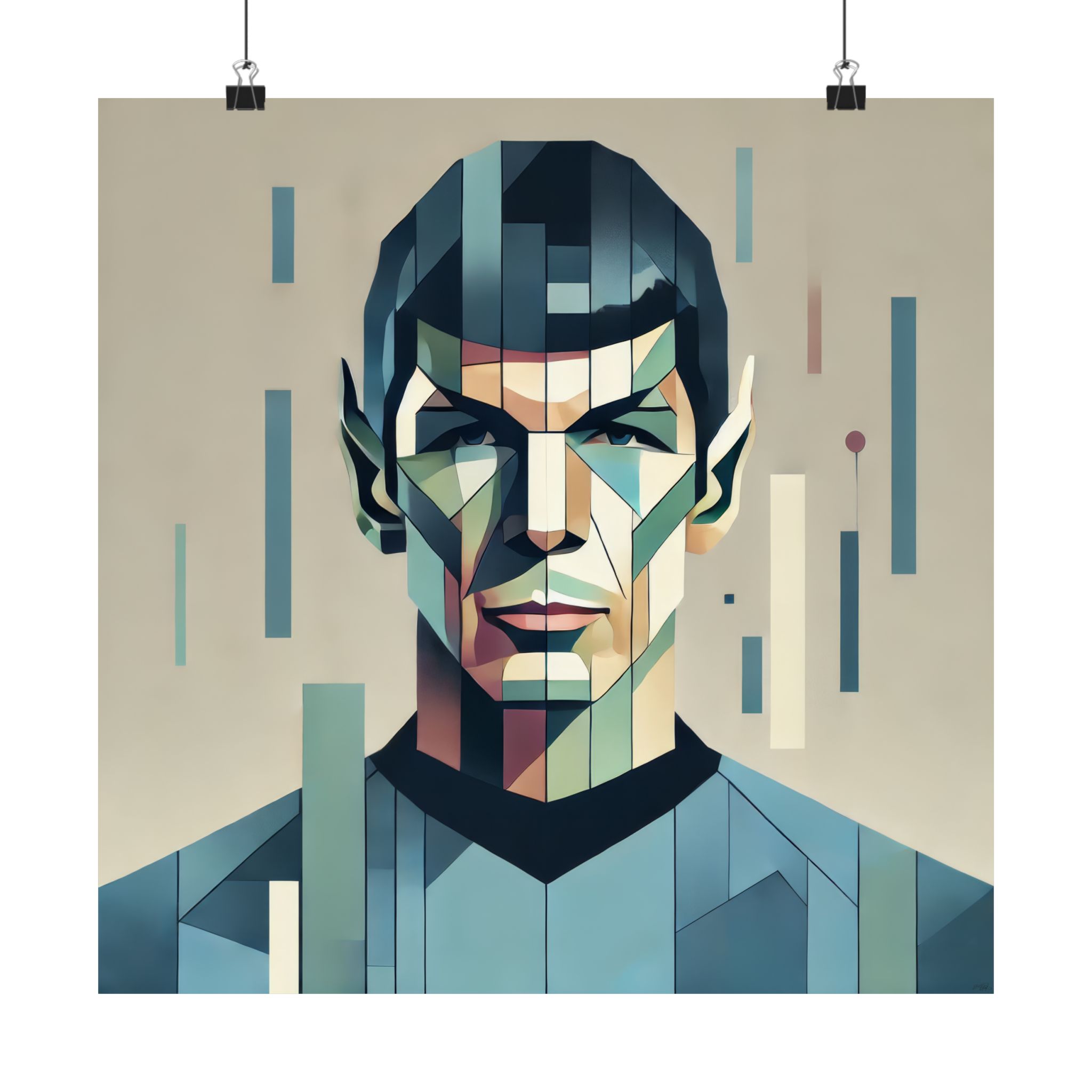 Star Trek, Spock, Leonard Nemoy - Art Print Poster