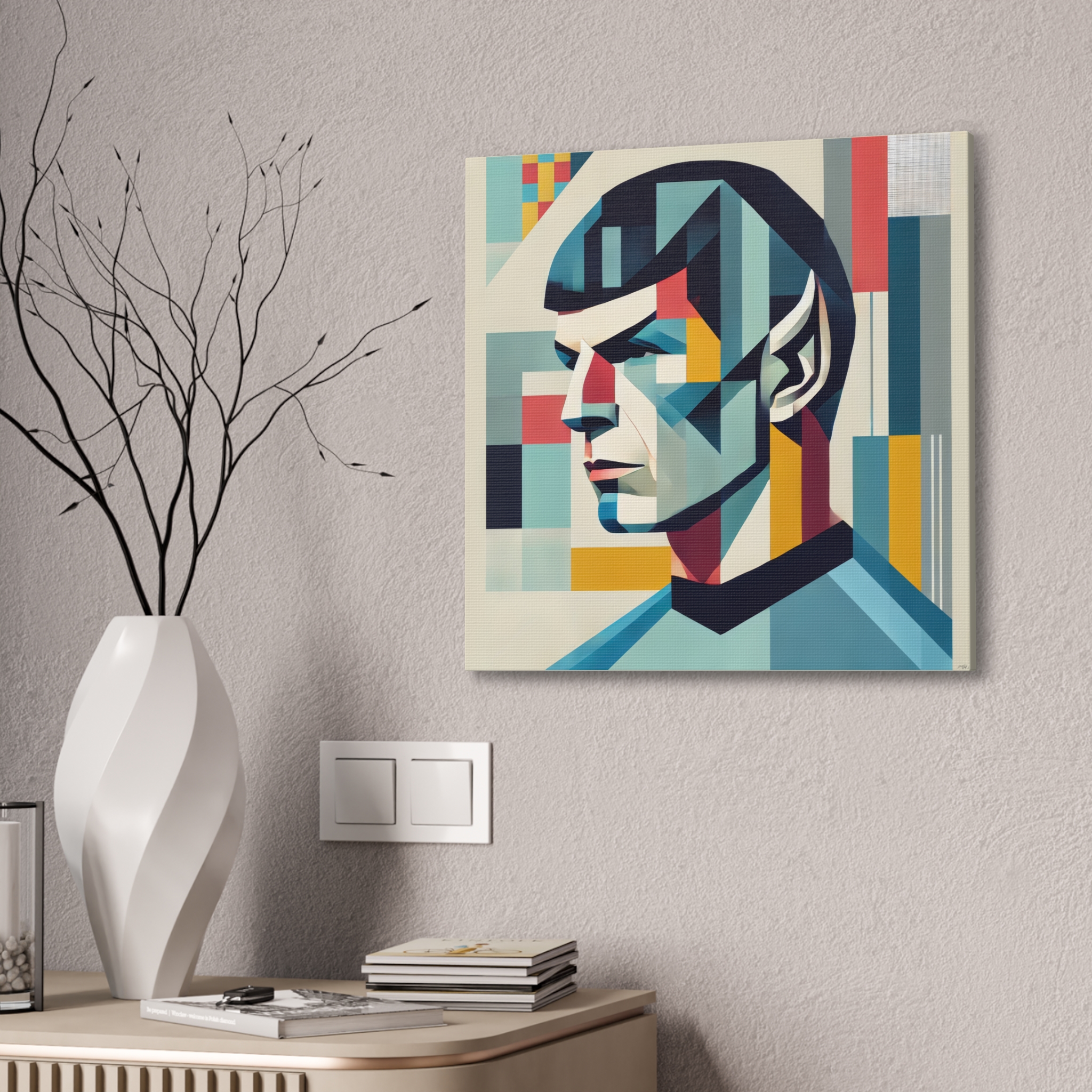 Star Trek, Spock, Leonard Nemoy - Stretched Canvas - Image 6