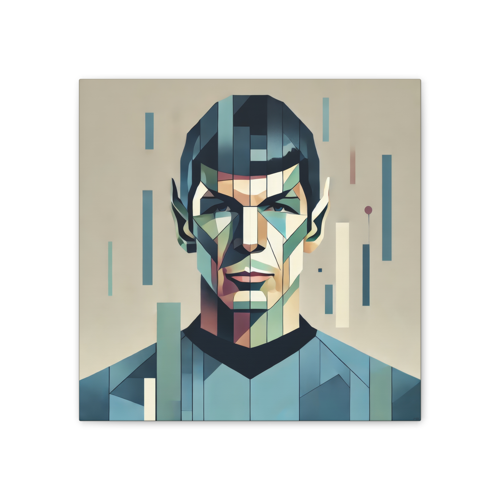 Star Trek, Spock, Leonard Nemoy - Stretched Canvas - Image 4