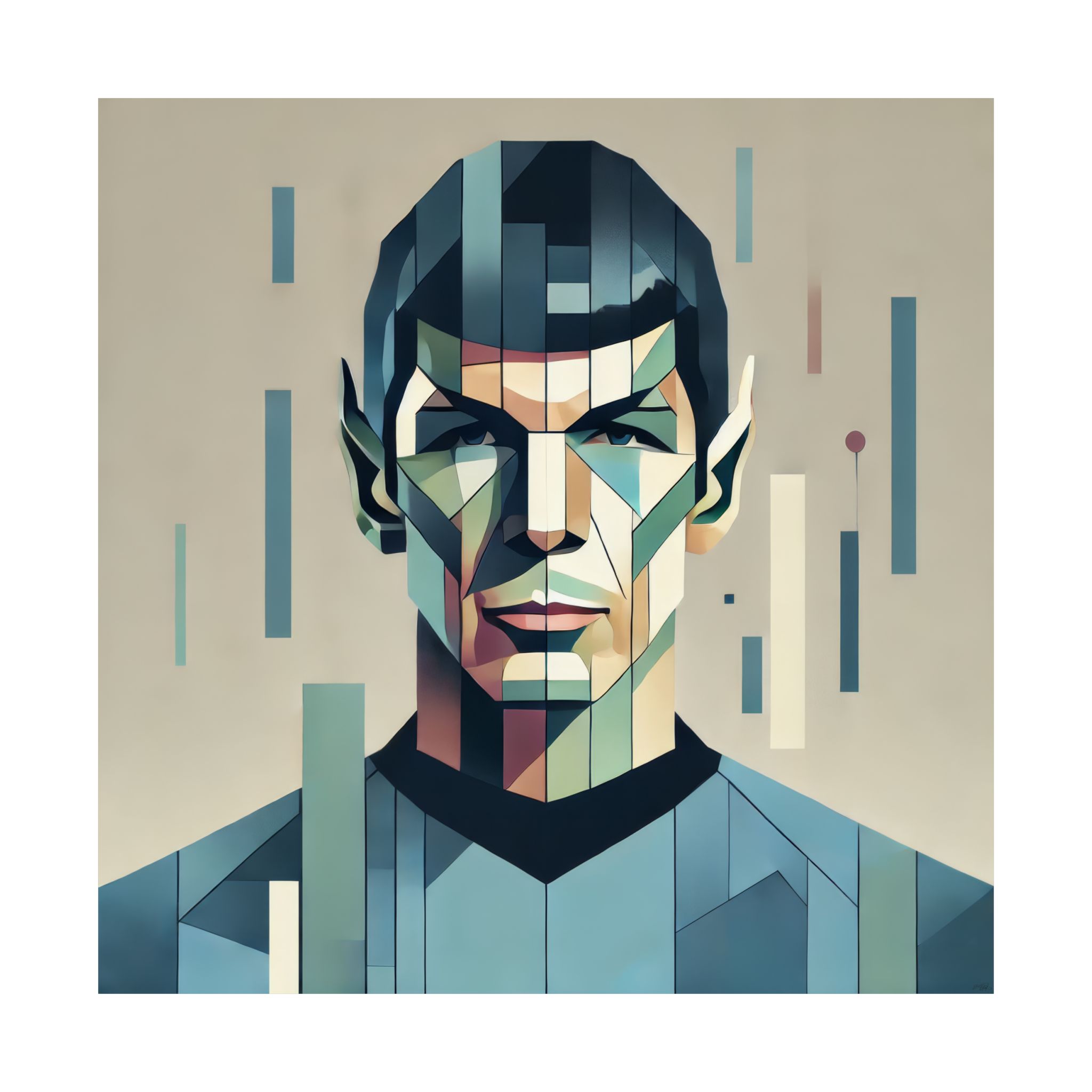 Star Trek, Spock, Leonard Nemoy - Art Print Poster - Image 4
