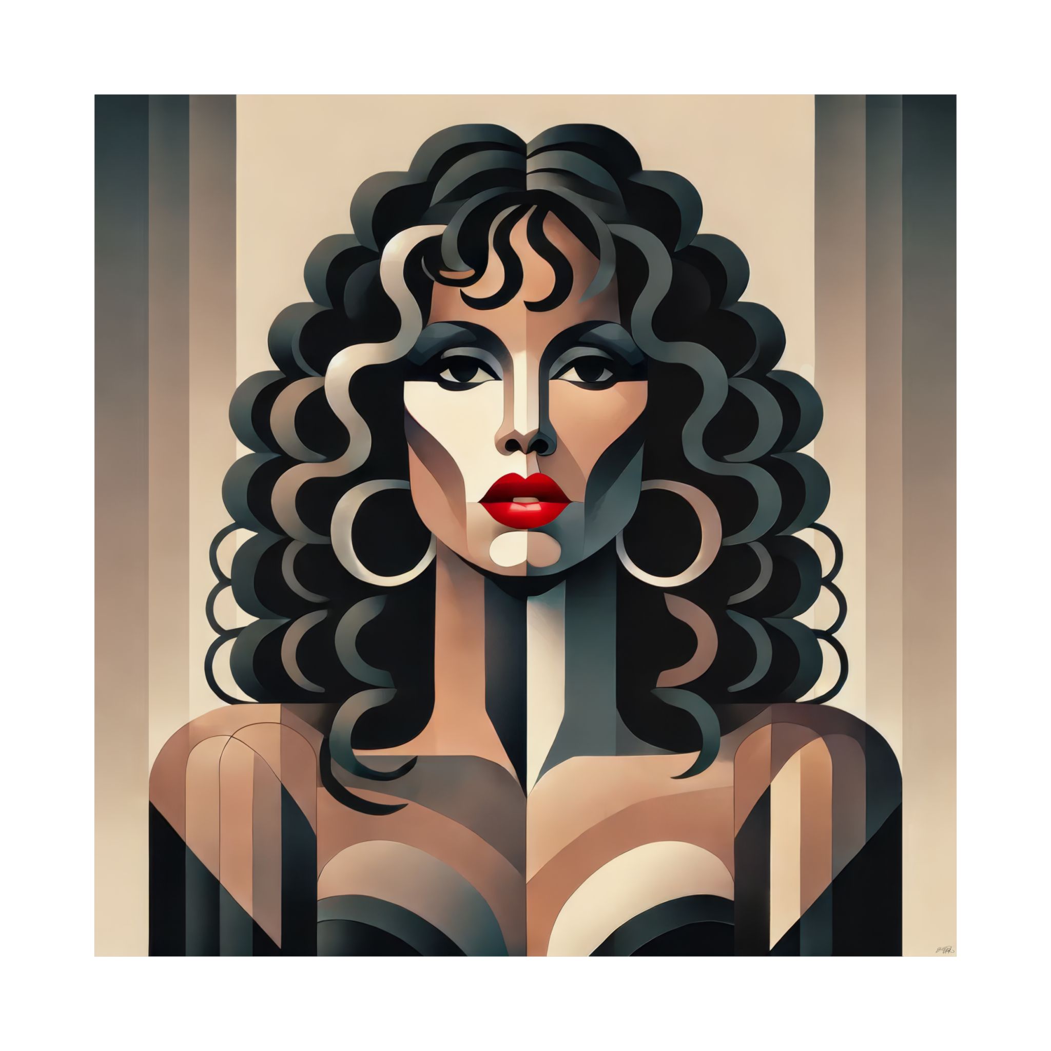 Donna Summer, abstract, minimalist, geometric, Bauhaus- POSTER, PRINT - Image 9