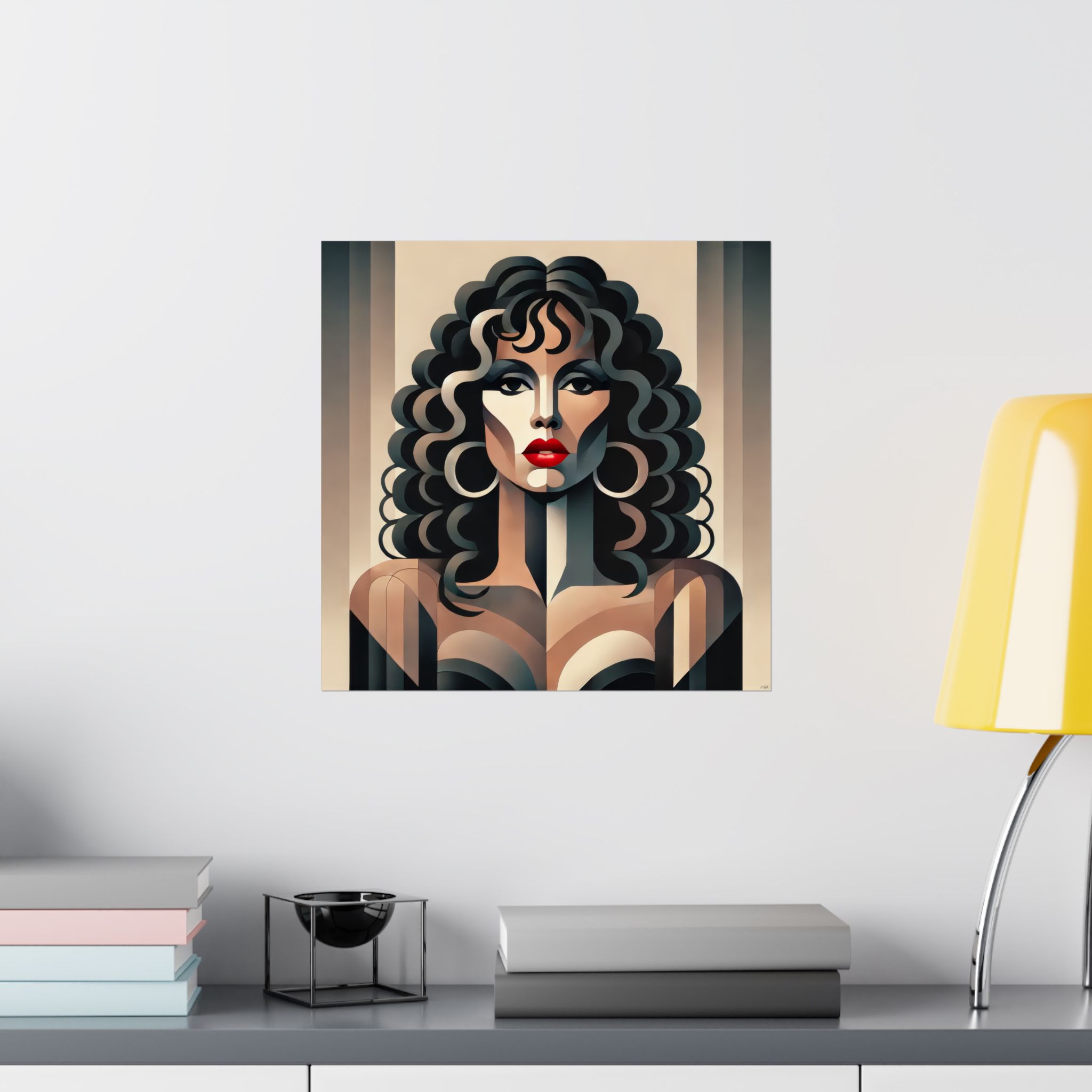 Donna Summer, abstract, minimalist, geometric, Bauhaus- POSTER, PRINT - Image 2