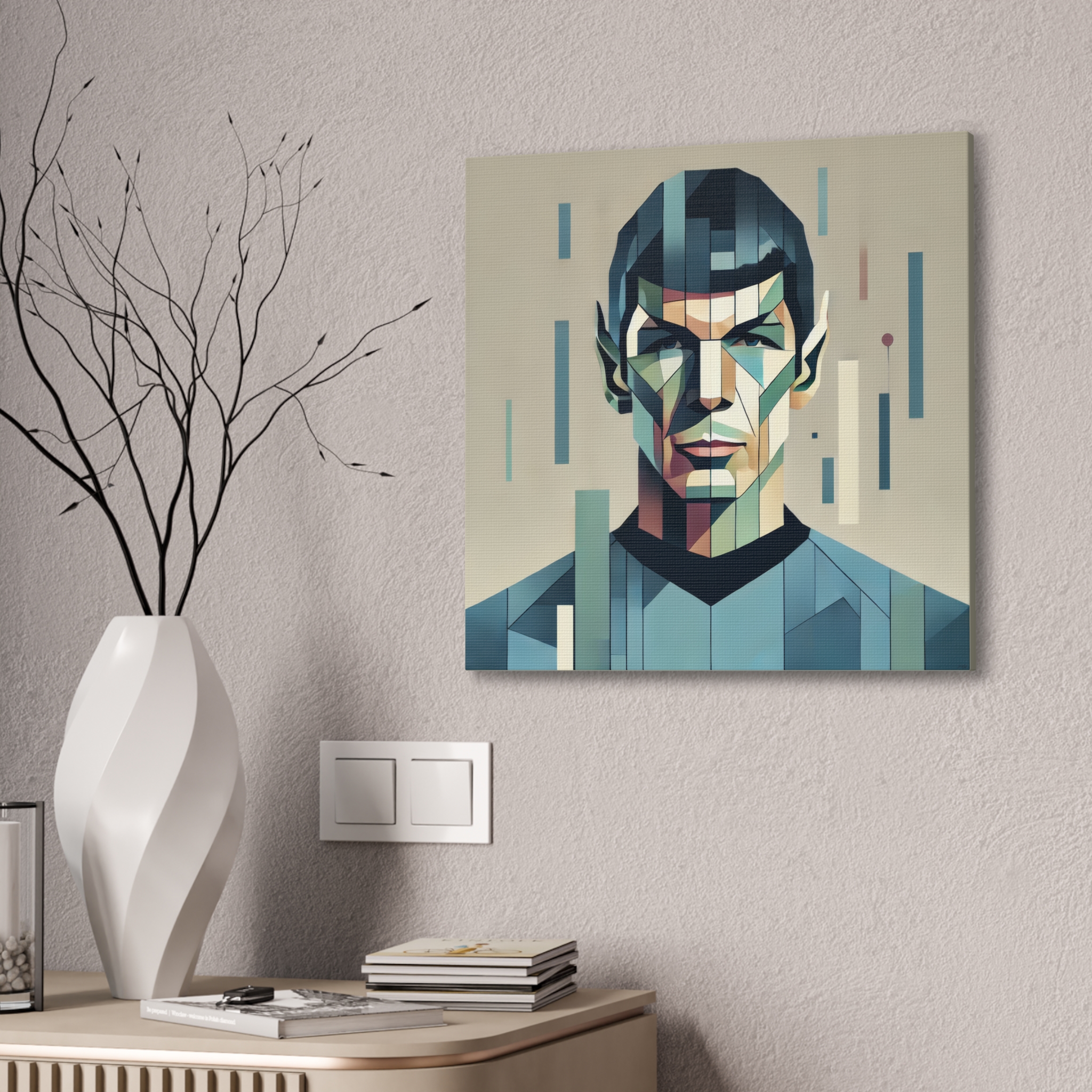 Star Trek, Spock, Leonard Nemoy - Stretched Canvas - Image 6