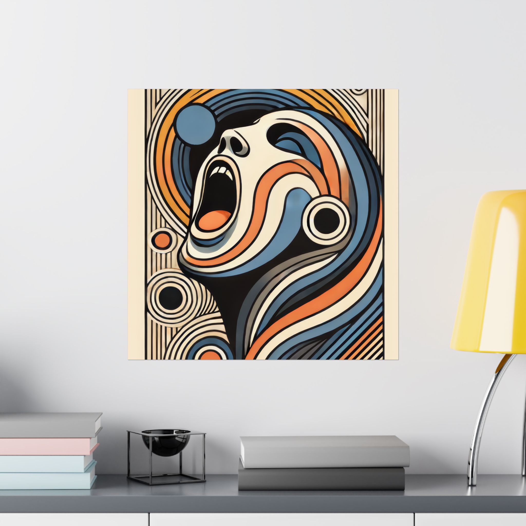 The Scream by Evard Munch Reimagined - Art Print Poster - Image 7