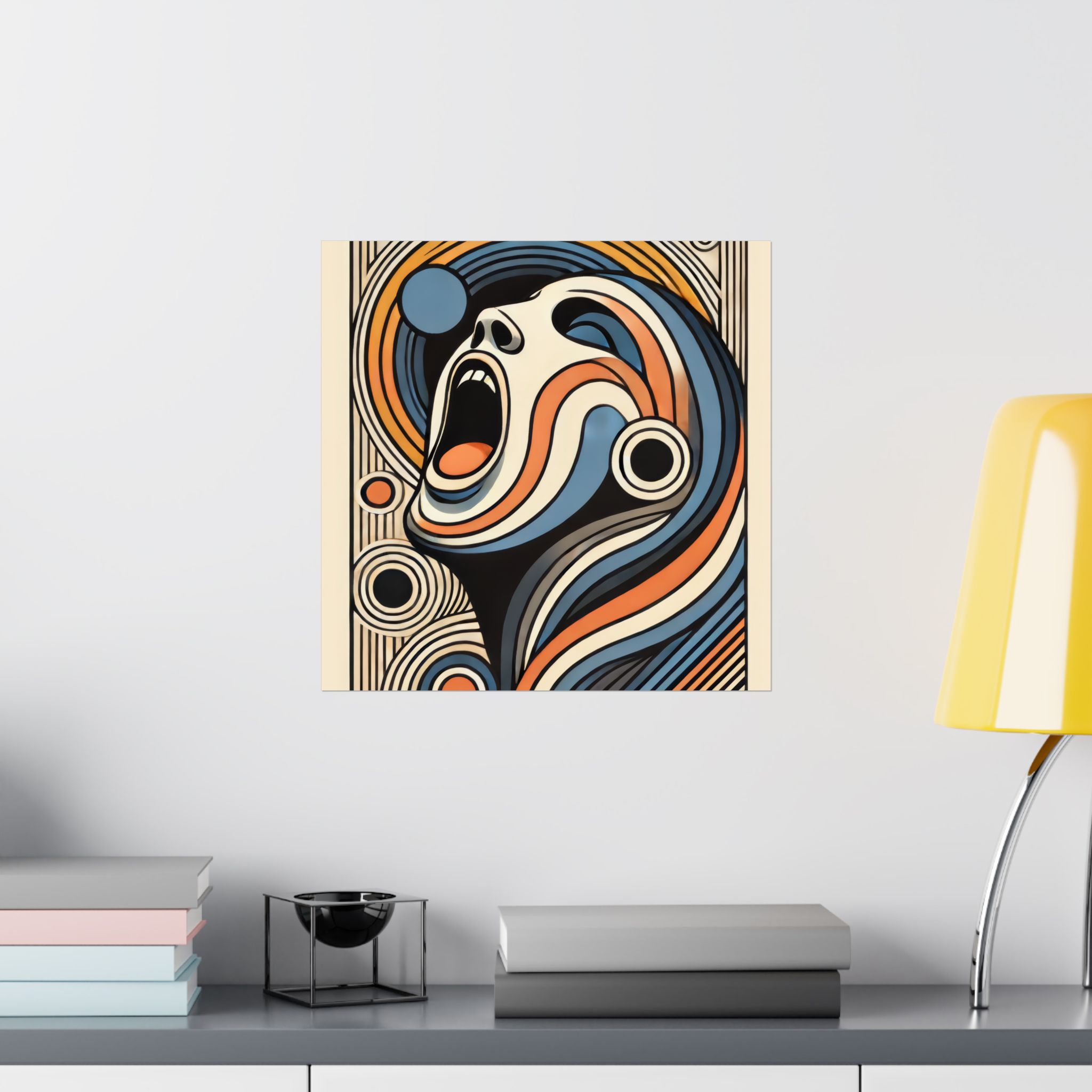 The Scream by Evard Munch Reimagined - Art Print Poster - Image 2