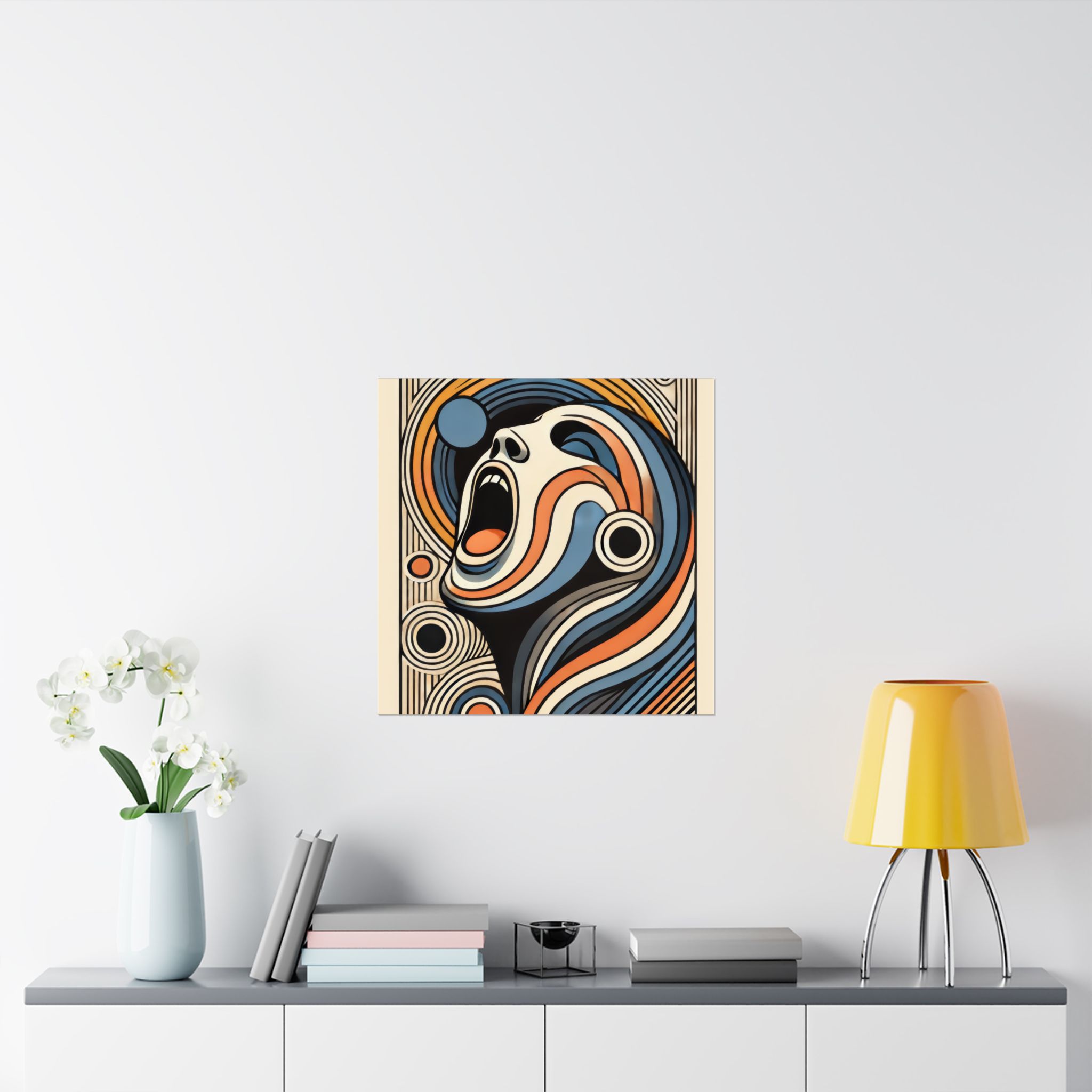 The Scream by Evard Munch Reimagined - Art Print Poster - Image 12